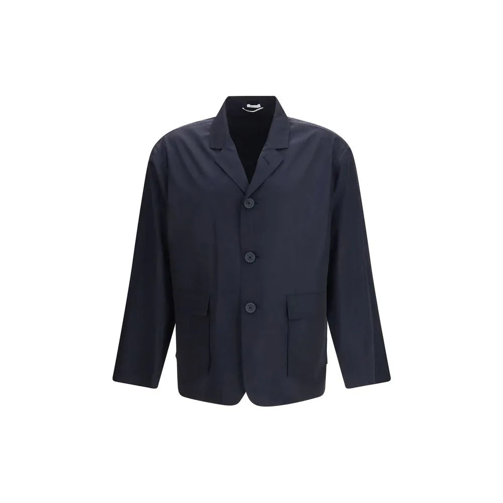 Thom Browne Blue Polyester Coat - Zachava