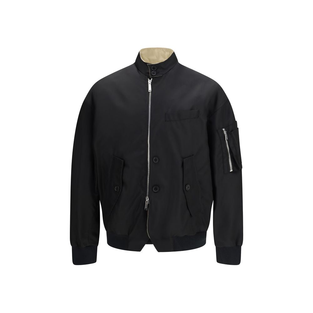 Dsquared² Black Polyamide Bomber Main image