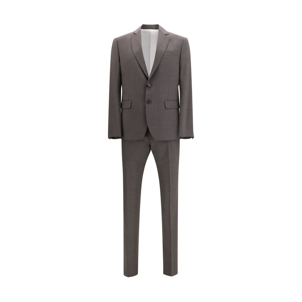 Dsquared² Gray Fleece Wool Two-Piece Suit Main image