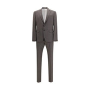 Dsquared² Gray Fleece Wool Two-Piece Suit - Zachava