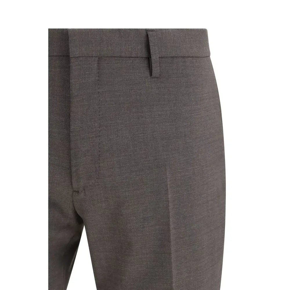 Dsquared² Gray Fleece Wool Two-Piece Suit - Zachava