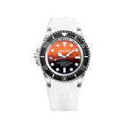 Bobroff White Rubber Sport Watch