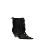 Balenciaga Black Calf Leather Bos Taurus Ankle Boots