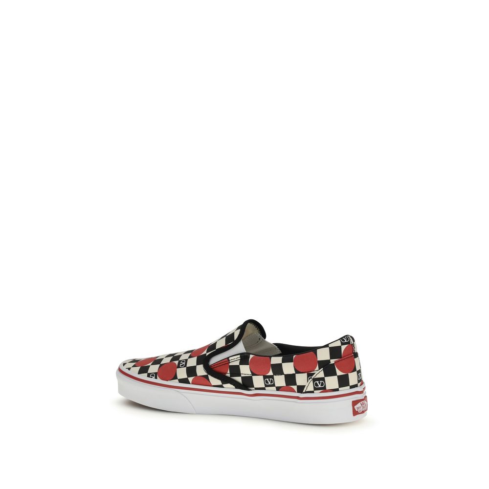 Valentino Garavani Multicolor Cotton Low Top Sneakers for Men