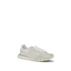 Dolce & Gabbana White Calf Leather Bos Taurus Athletic Sneakers