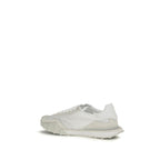 Dolce & Gabbana White Calf Leather Bos Taurus Athletic Sneakers
