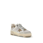 Golden Goose White Calf Leather Bos Taurus Chunky Sneakers