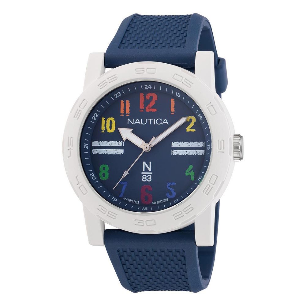 NAUTICA Blue Synthetic Sport Watch NAUTICA