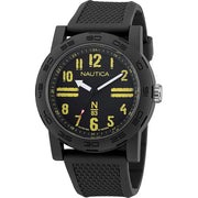NAUTICA Black Synthetic Sport Watch NAUTICA