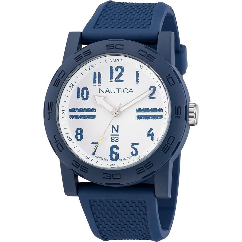 NAUTICA Blue Synthetic Sport Watch NAUTICA