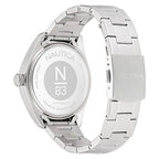 NAUTICA Gray Stainless Steel Dress Watch
