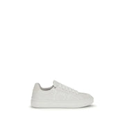Ferragamo White Calf Leather Bos Taurus Sneakers - Zachava