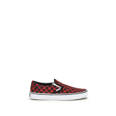 Valentino Garavani Red Cotton Low Top Sneakers for Men