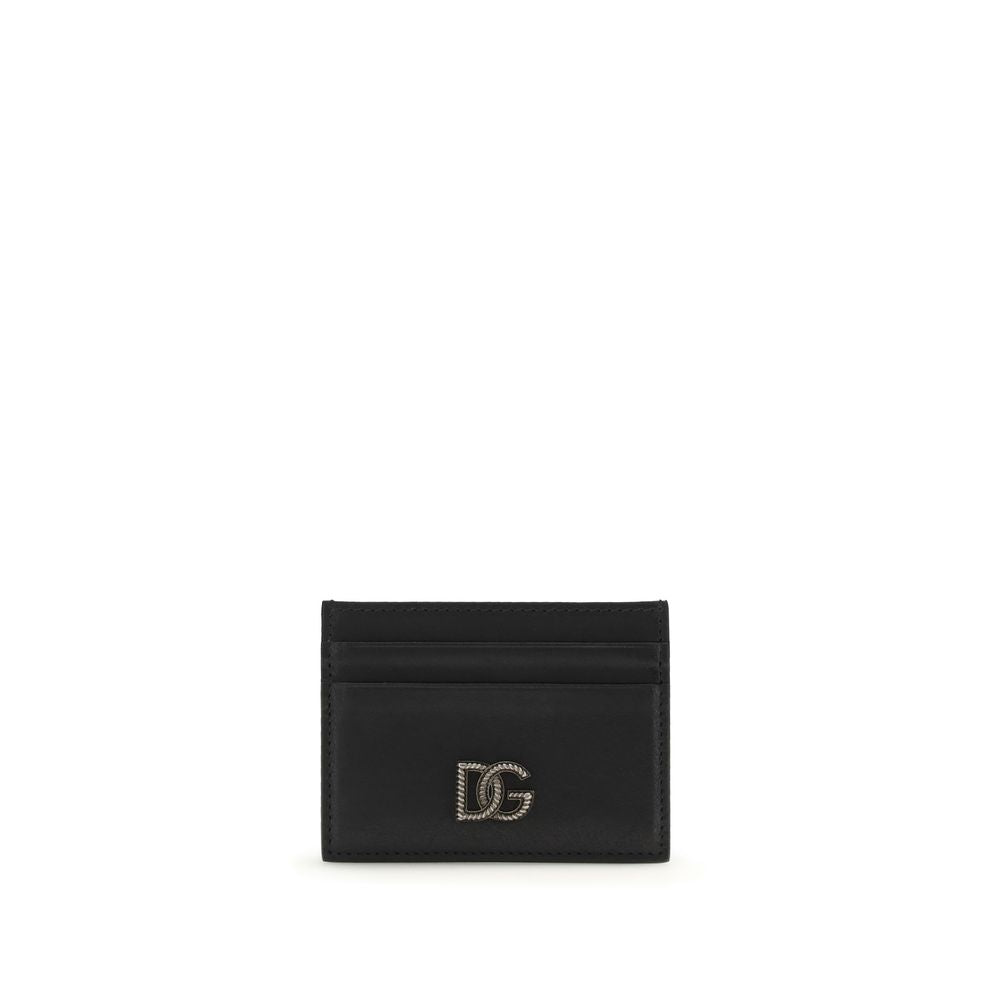 Dolce & Gabbana Black Calf Leather Bos Taurus Wallet - Zachava