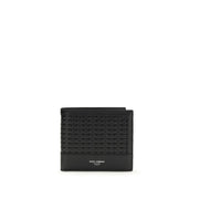 Dolce & Gabbana Black Calf Leather Bos Taurus Wallet - Zachava