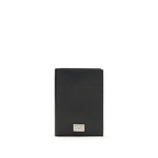 Dolce & Gabbana Black Calf Leather Bos Taurus Wallet