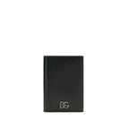 Dolce & Gabbana Black Calf Leather Bos Taurus Wallet