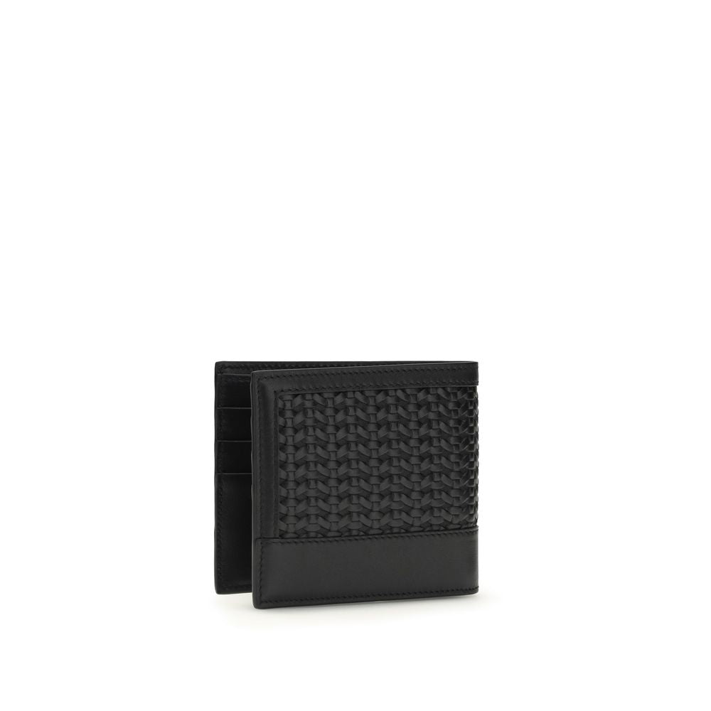 Dolce & Gabbana Black Calf Leather Bos Taurus Wallet - Zachava