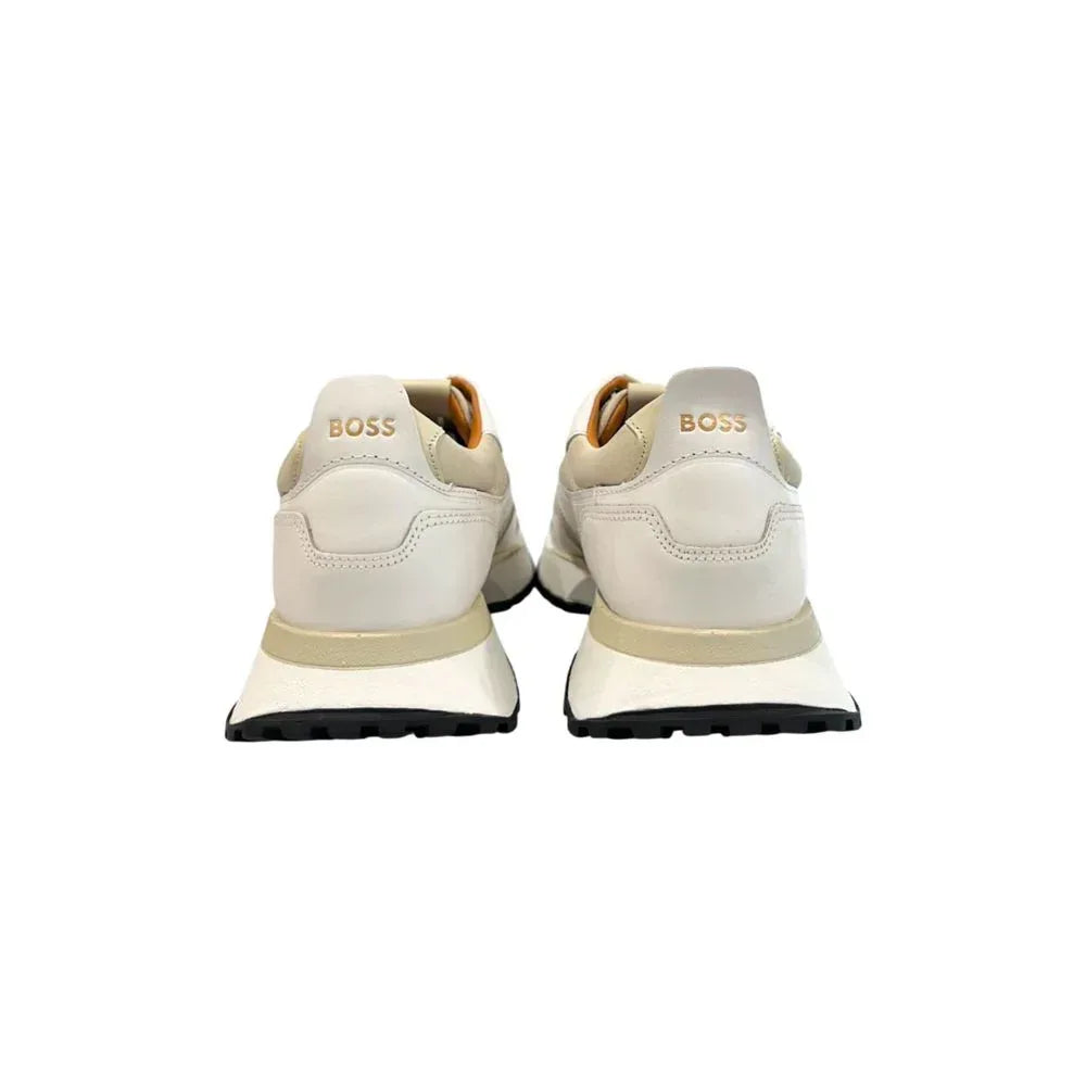 Hugo Boss White Leather Men Sneaker - Zachava
