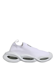 Dolce & Gabbana White Slip On Wave Low Top Sneakers Shoes Dolce & Gabbana
