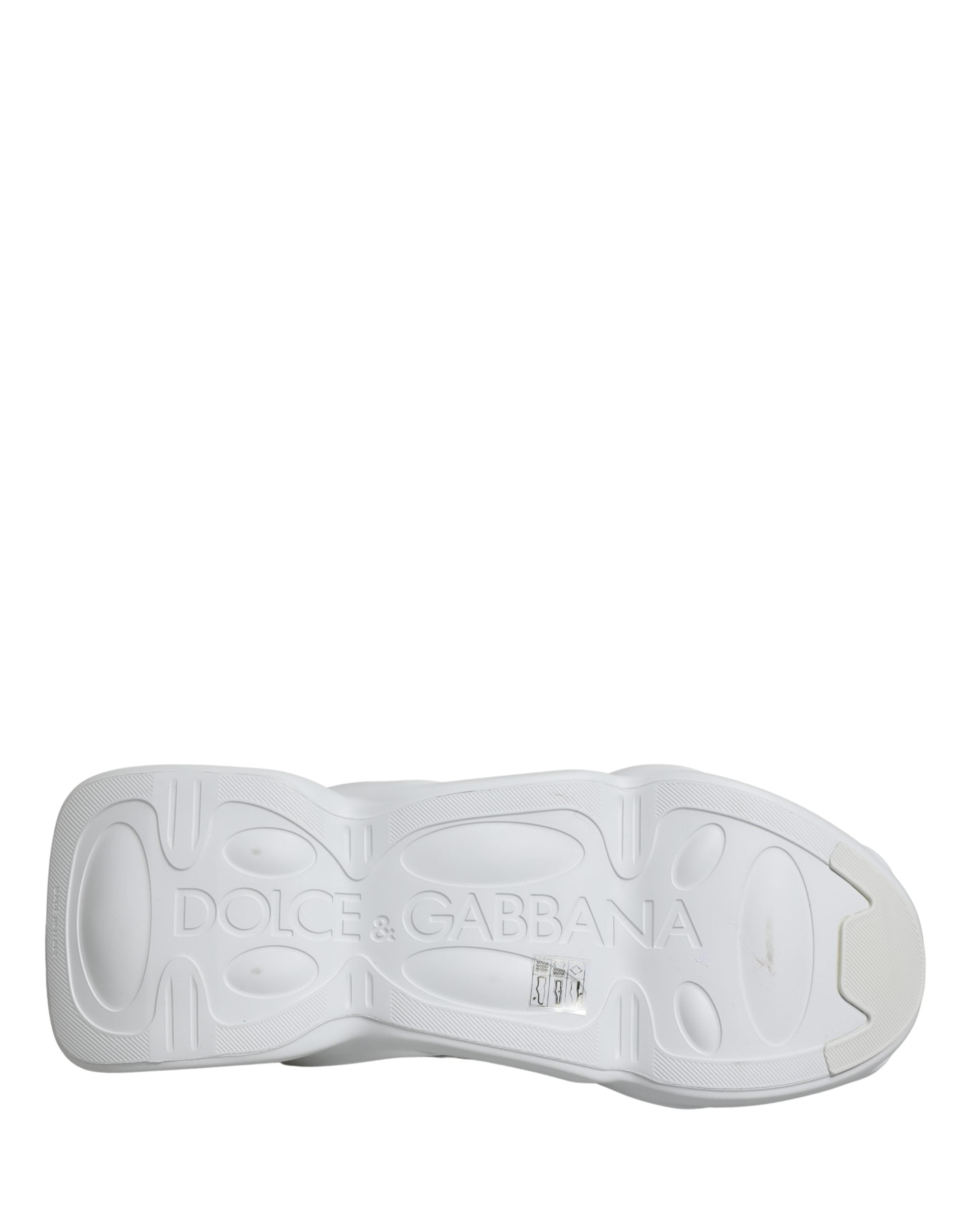 Dolce & Gabbana White Slip On Wave Low Top Sneakers Shoes Dolce & Gabbana