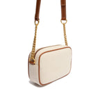Balmain Brown Cotton Shoulder Bag