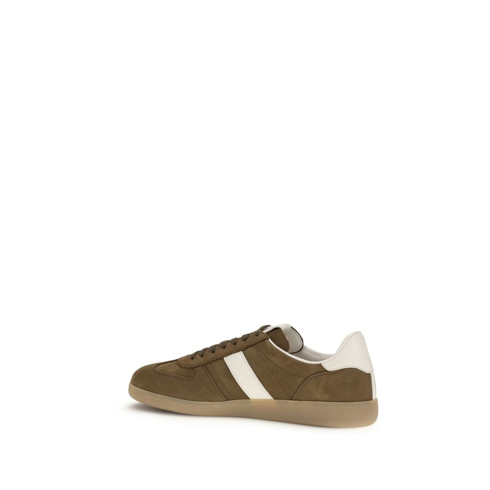 Tom Ford Brown Calf Leather Bos Taurus Low Top Sneakers - Zachava