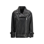 PINKO Black Leather Jacket