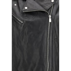 PINKO Black Leather Jacket