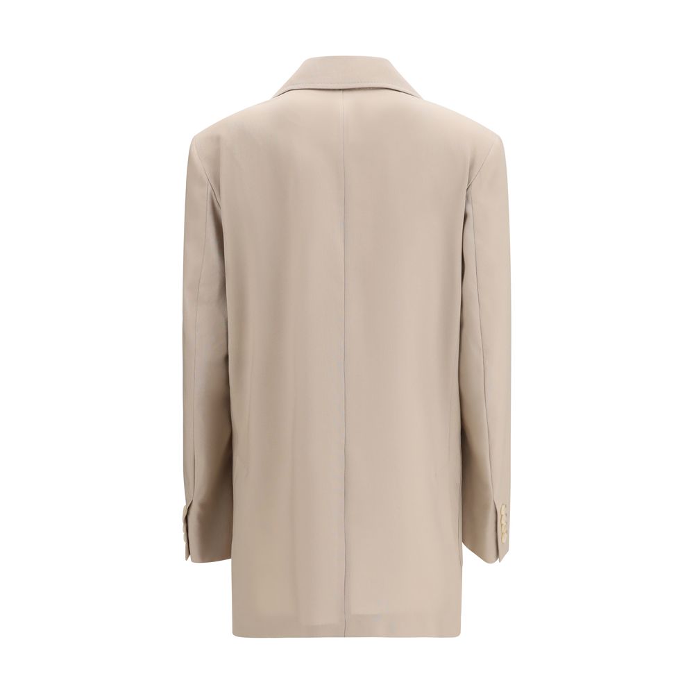 Max Mara Beige Fleece Wool Blazer Secondary image