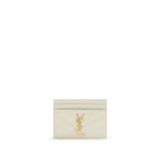 Saint Laurent Beige Calf Leather Bos Taurus Wallet
