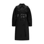 Ganni Black Nylon Coat