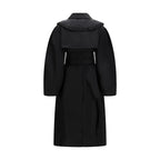 Ganni Black Nylon Coat