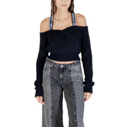 Karl Lagerfeld Black Cotton Sweatshirt