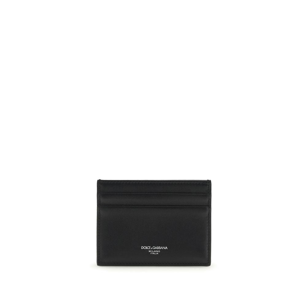 Dolce & Gabbana Black Cotton Wallet