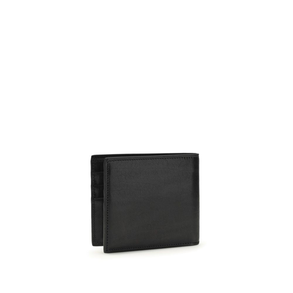 Dolce & Gabbana Black Calf Leather Bos Taurus Wallet - Zachava