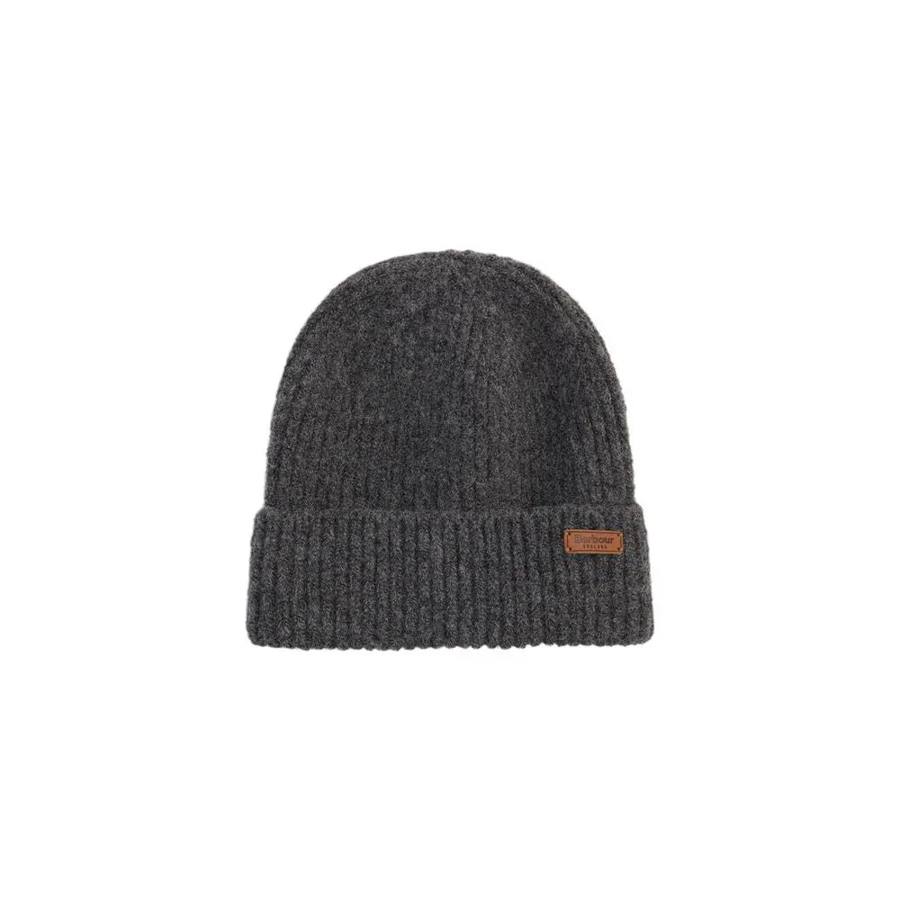 Barbour Gray Polyester Beanie - Zachava