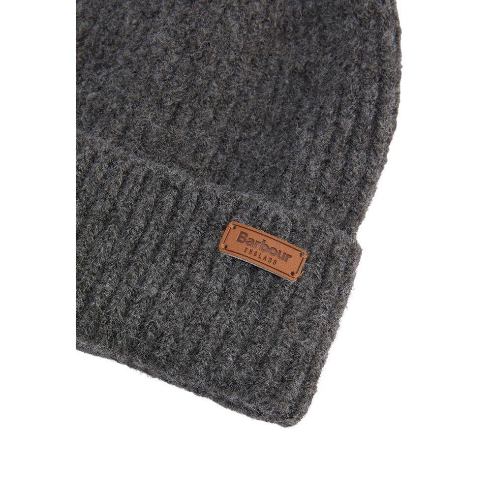 Barbour Gray Polyester Beanie - Zachava