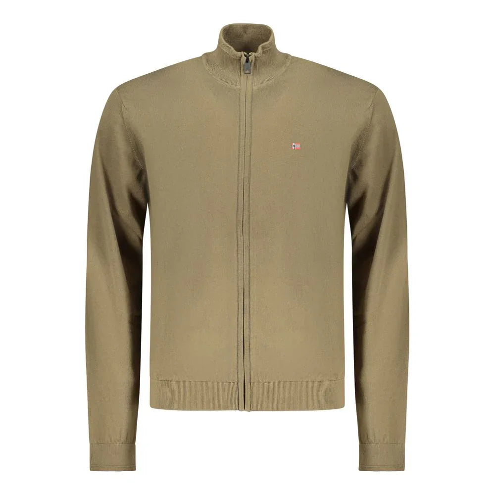 Napapijri Verde Cotton Men Cardigan - Zachava