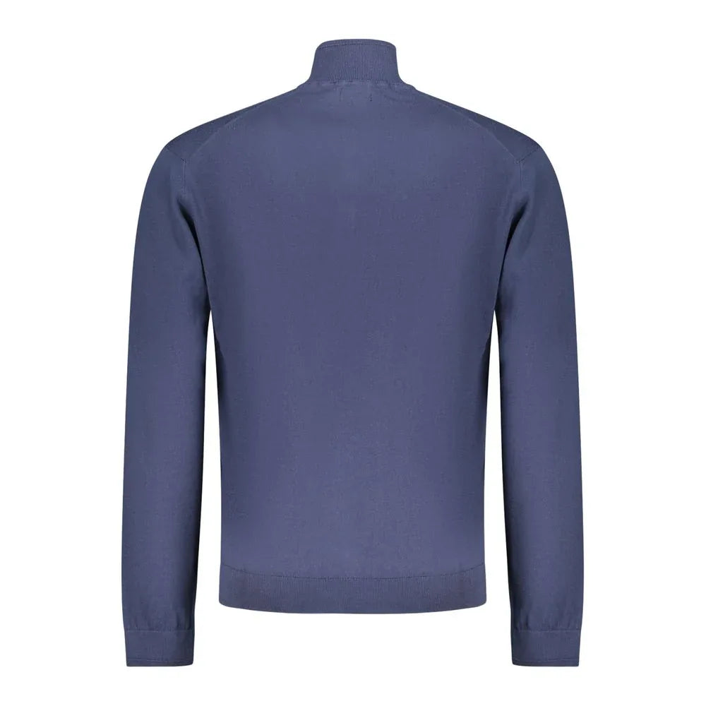 Napapijri Blue Cotton Men Cardigan - Zachava