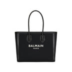 Balmain Black Cotton Tote Bag
