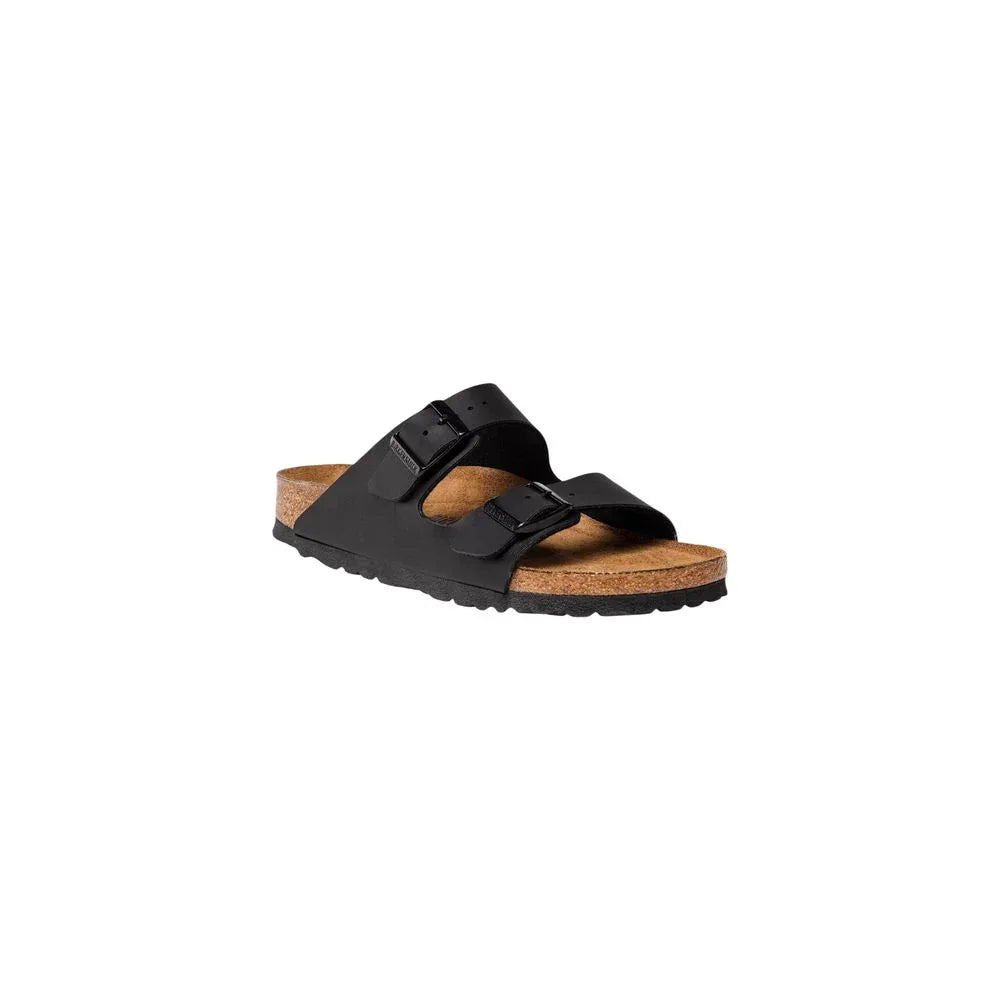Birkenstock Black Synthetic Flat Sandals - Zachava