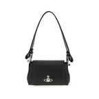 Vivienne Westwood Black Polyurethane Shoulder Bag