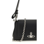 Vivienne Westwood Black Polyurethane Shoulder Bag