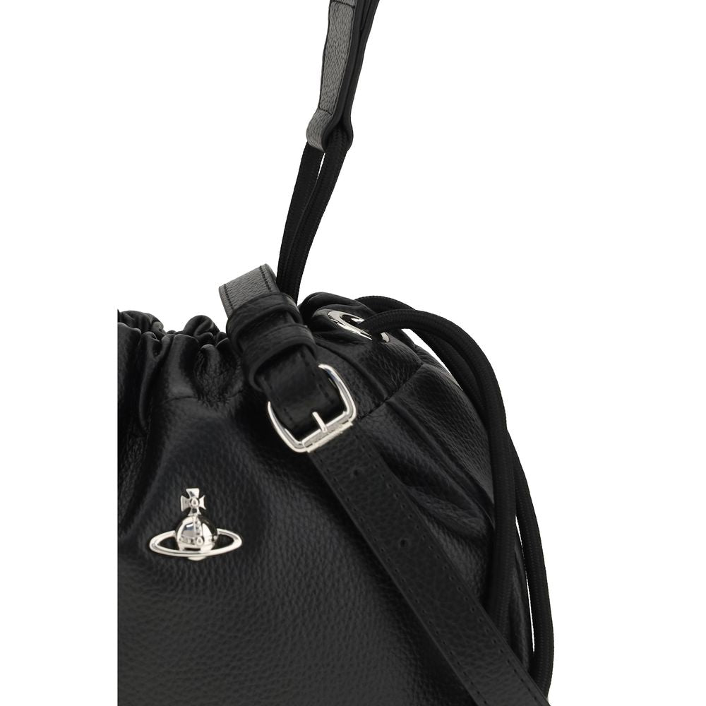 Vivienne Westwood Black Polyethylene Shoulder Bag