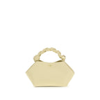 Ganni Bicolor Recycled Leather Handbag