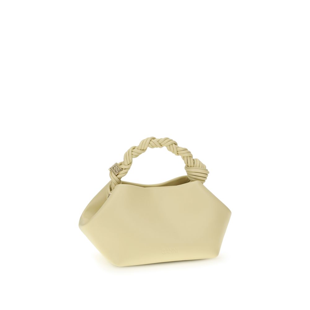 Ganni Bicolor Recycled Leather Handbag