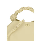 Ganni Bicolor Recycled Leather Handbag