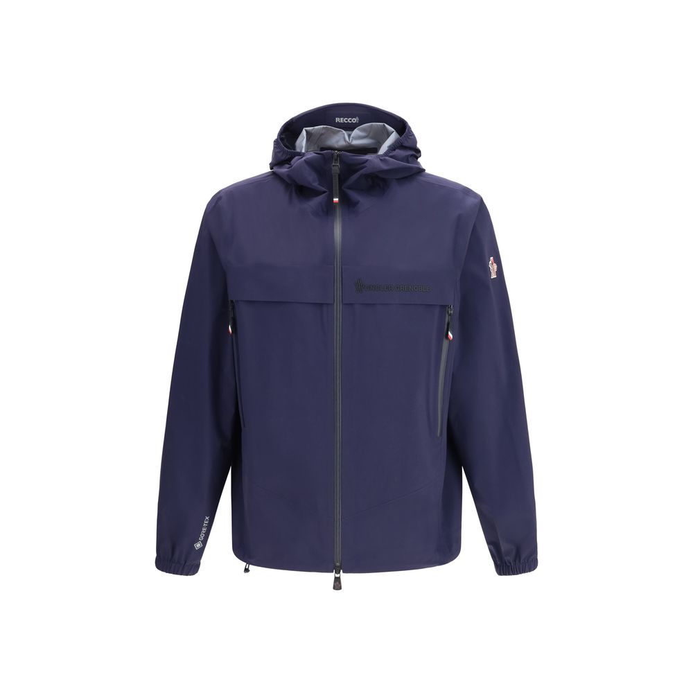 Moncler Grenoble Blue Polyamide Shell Jacket Main image