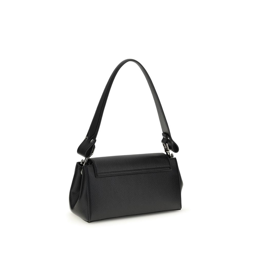 Vivienne Westwood Black Calf Leather Bos Taurus Shoulder Bag